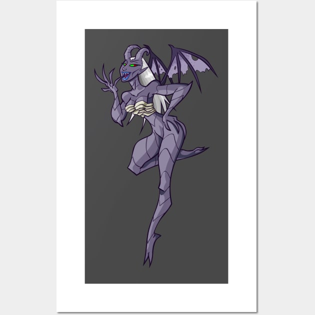 Demon Girl Wall Art by AndroidCodex